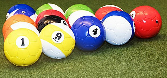 Balones de billar - Balones de fútbol - balones de fútbol