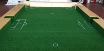 Césped de piscina de fútbol incl. marcas de campo